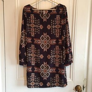 AUDITIONS FASHION tribal pattern dress